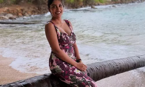 Supritha Looks Beautiful in Beach Photo