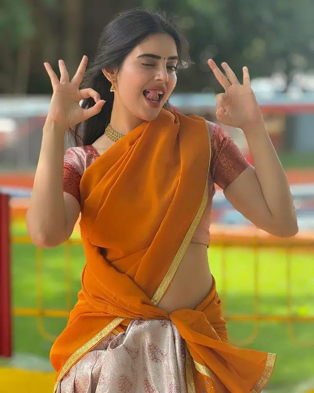 Kushitha Kallapu Exudes Cuteness Kushitha Kallapu Exudes Cuteness