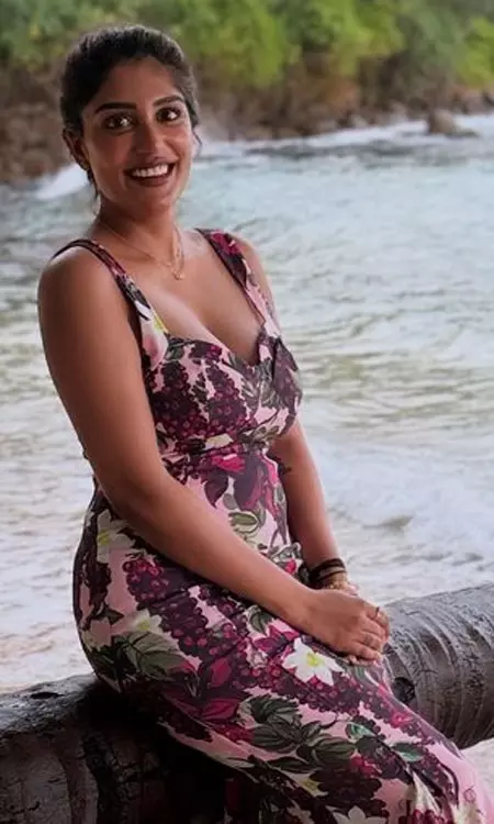 Supritha Looks Beautiful in Beach Photo