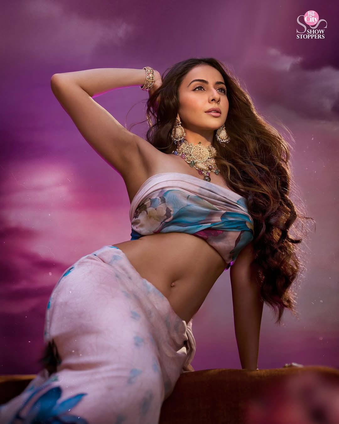 Rakul Preet Singh Shines in Vintage Look for HT City