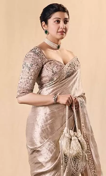 Pranita Subhash Glows with Grace in a Mesmerizing White Saree