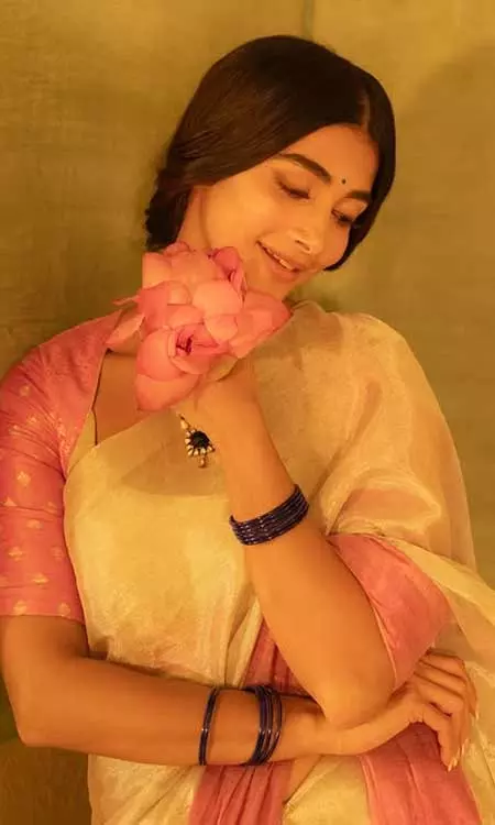 Pooja Hegde Turns Back Time in Retro Look