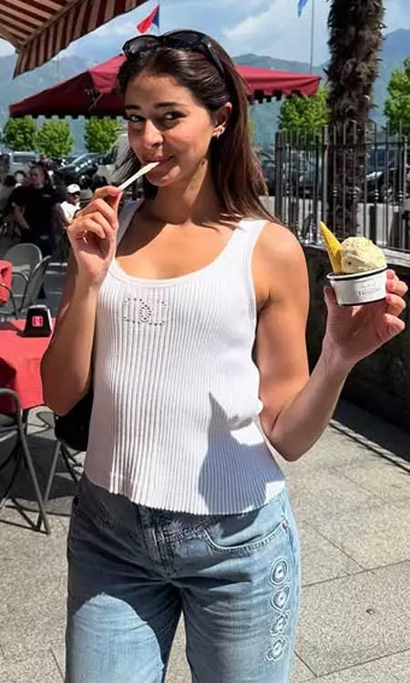 Ananya Panday’s Chic Look from Lake Como