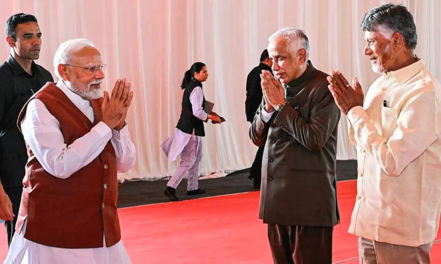 Modi Missed His Helicopter from Amaravati