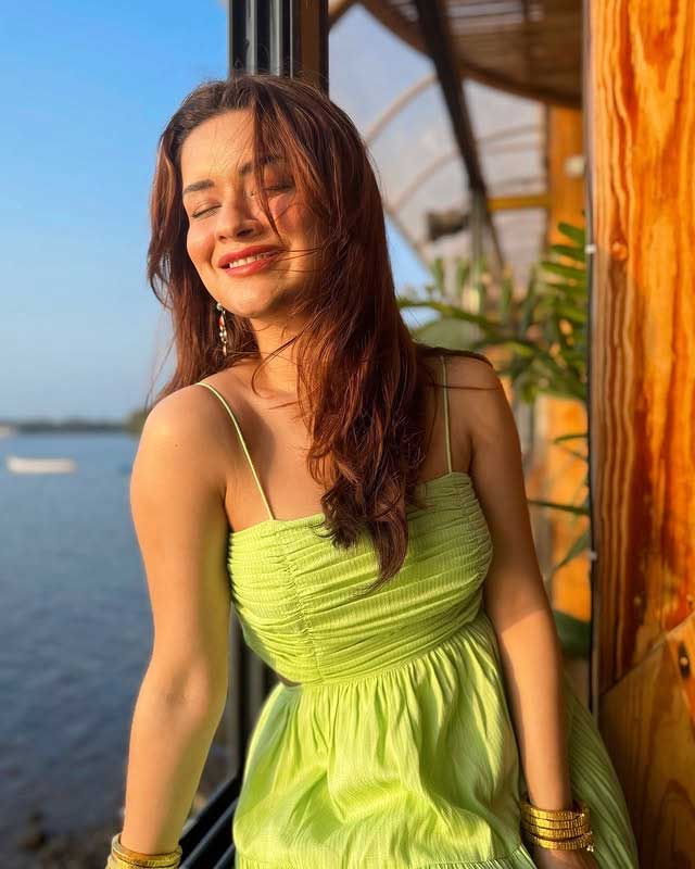Is it the sun shining, or is it just Avneet Kaur?