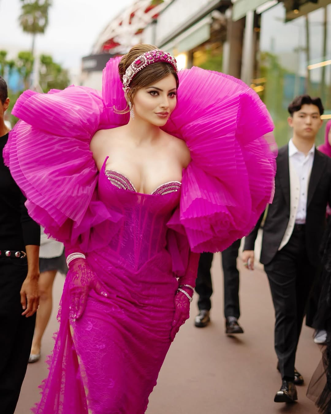 Urvashi Rautela Turns Heads with Her Ferrari Flair Urvashi Rautela Turns Heads with Her Ferrari Flair