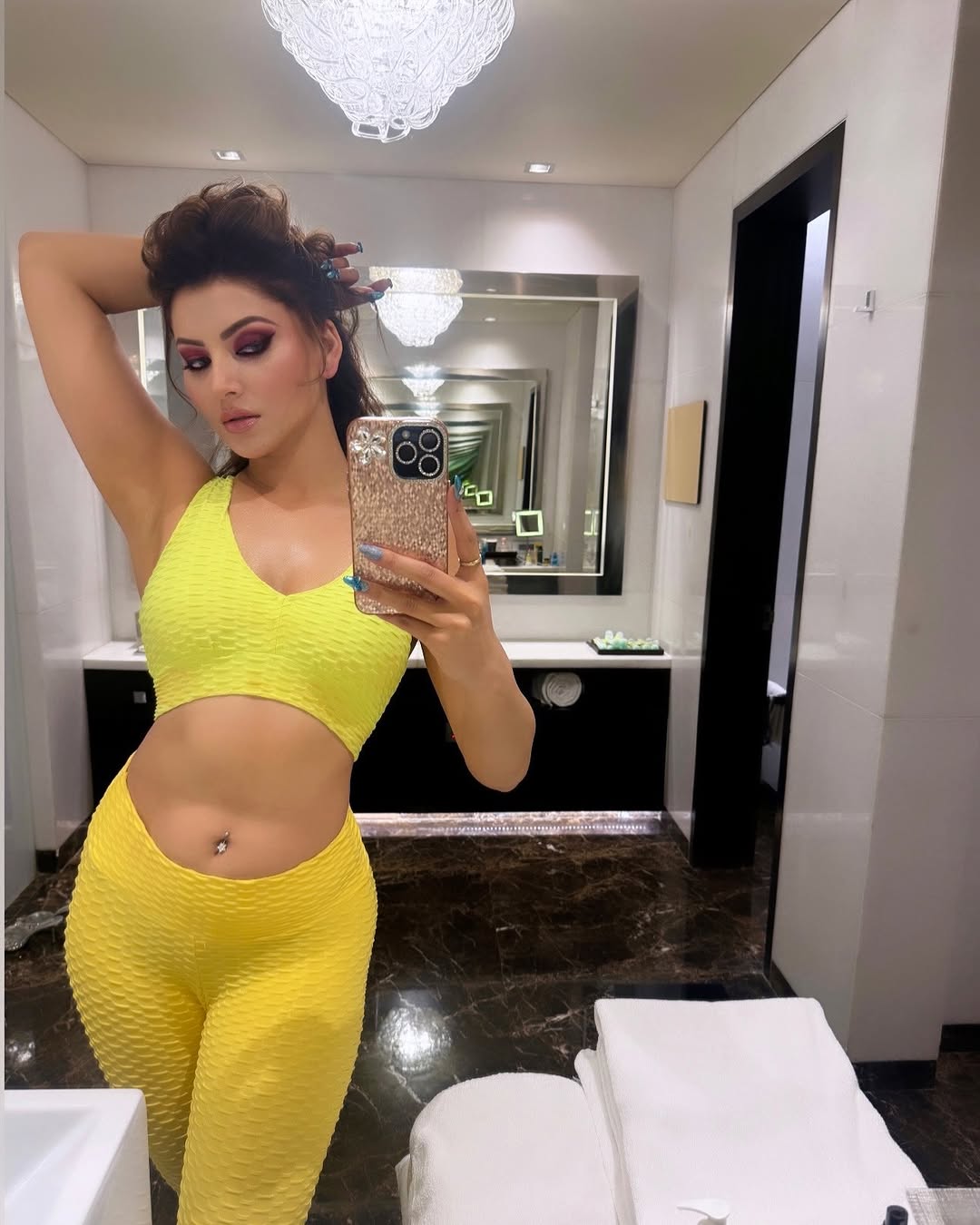 Urvashi Rautela Turns Heads with Her Ferrari Flair Urvashi Rautela Turns Heads with Her Ferrari Flair