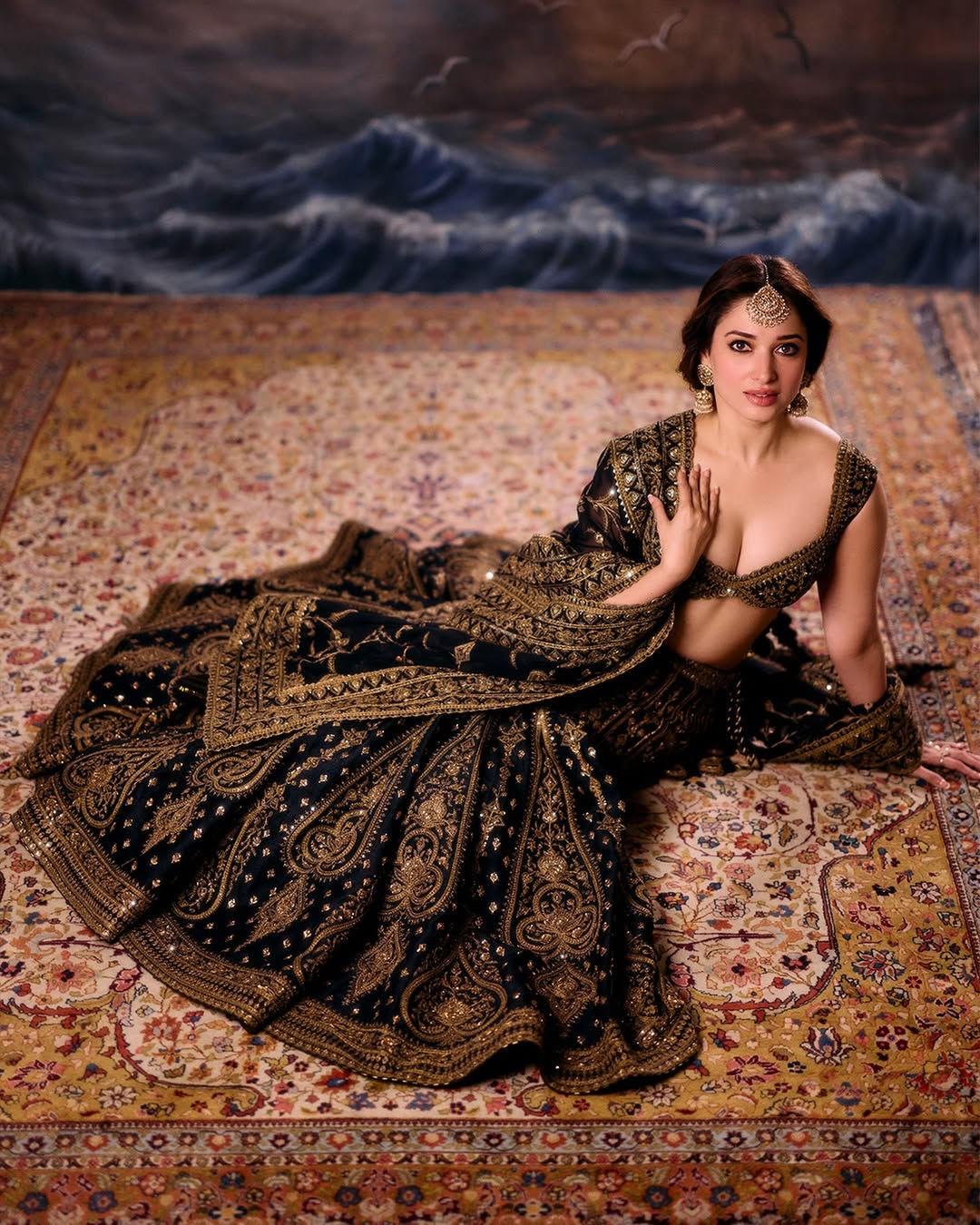 Tamannaah Bhatia Looks Graceful in a Rose-Printed Dress