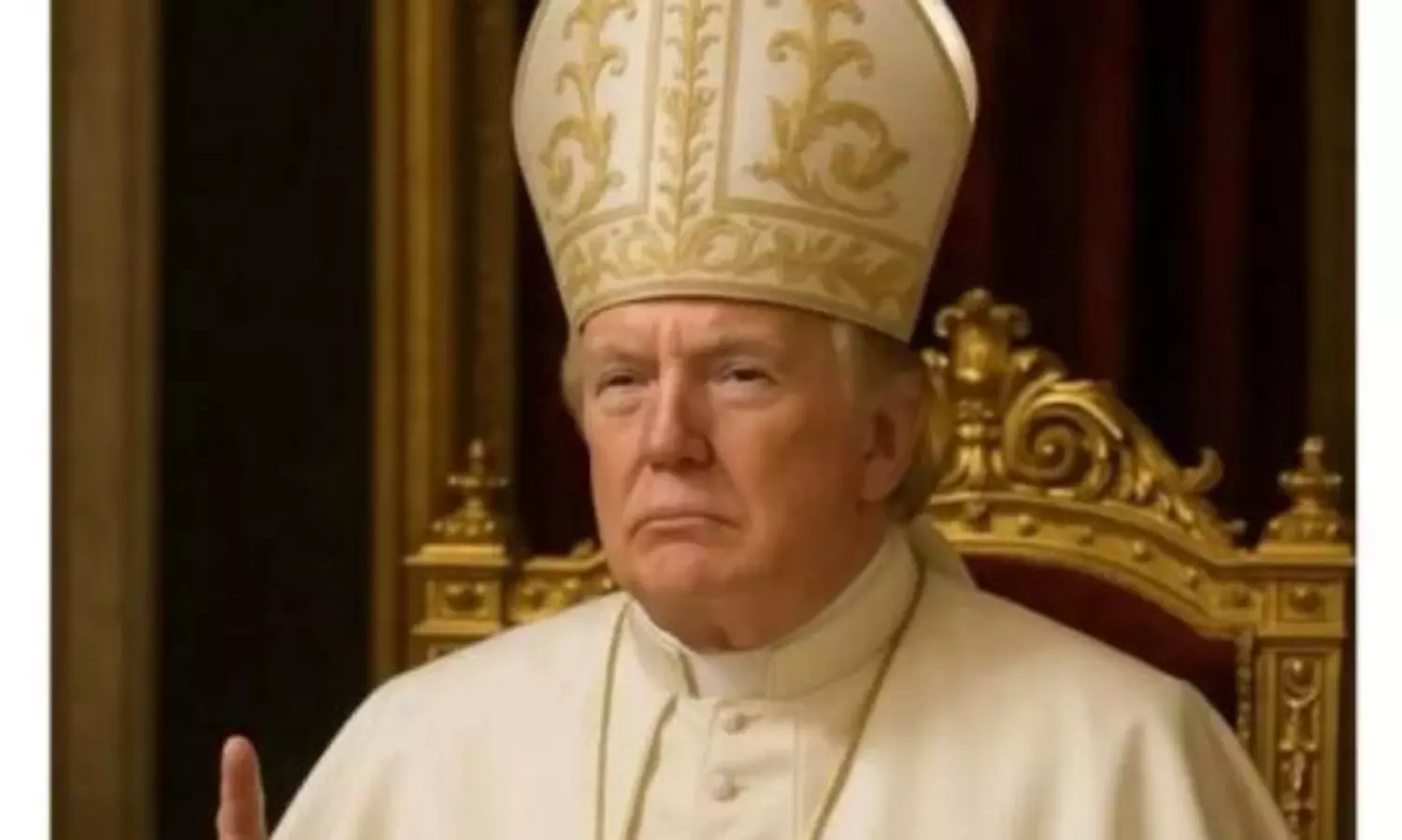 Trump AI Pope Picture