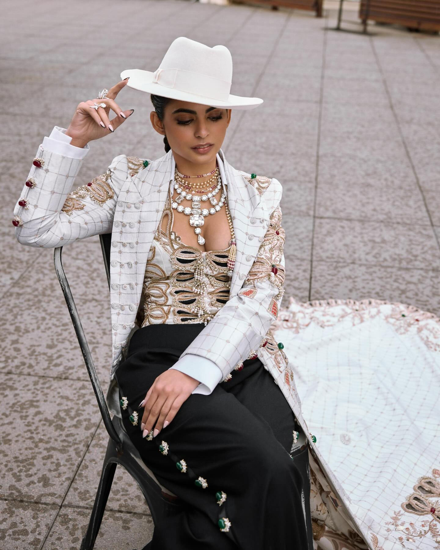 Isha Ambani Stuns in Anamika Khanna Couture at Met Gala 2025