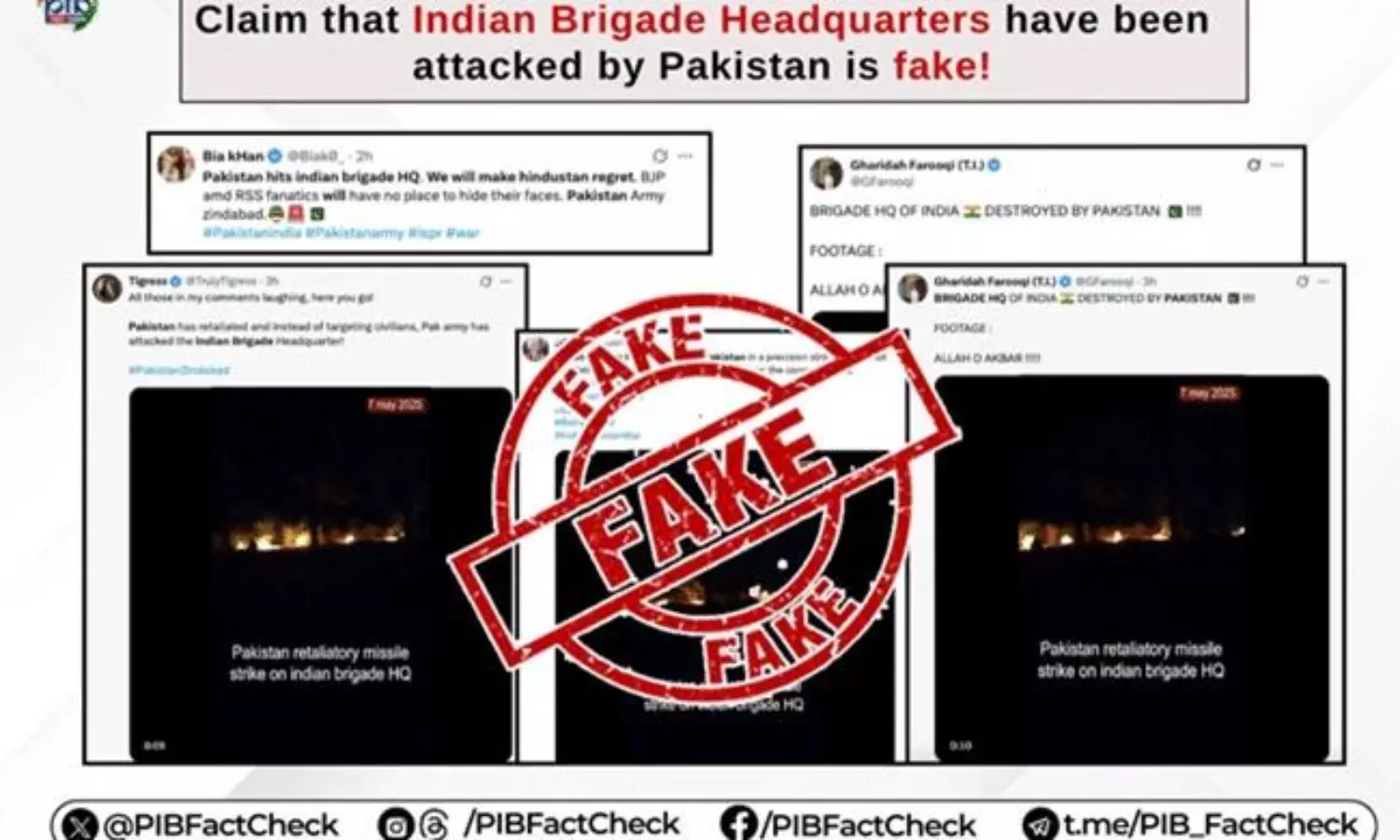Operation Sindoor Pakistan Spreading Misinformation