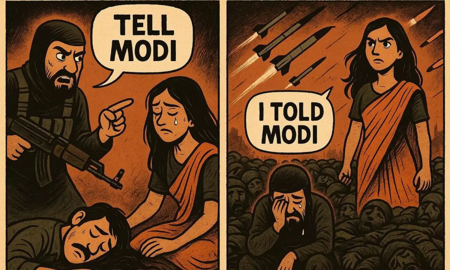 పిక్ టాక్: భారత మహిళల కన్నీళ్లకు ఇది మోడీ సమాధానం.. వైరల్ పిక్ పిక్ టాక్: భారత మహిళల కన్నీళ్లకు ఇది మోడీ సమాధానం.. వైరల్ పిక్