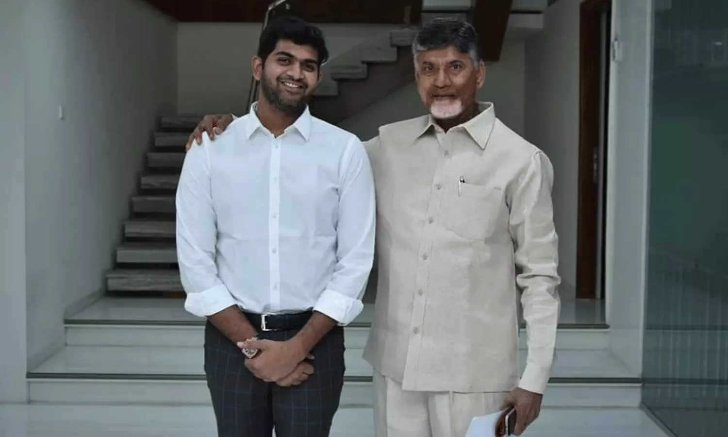 JC Prabhakar and Asmith’s Grand Welcome to CM Chandrababu