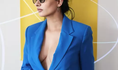 Niharica Raizada in Bold Blue: Be Stronger Than Your Excuses!