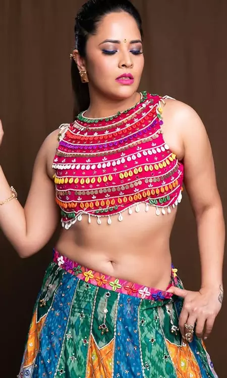 Anasuyas Vibrant Look for KBKG2 Lights Up Instagram