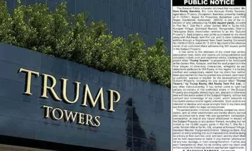Trump Towers Hyderabad Project Hits Legal Hurdle