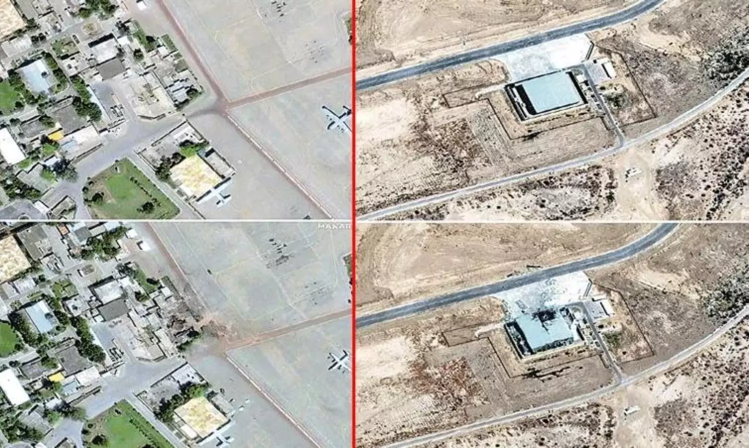 బయటకు వచ్చిన ప్రైవేట్ శాటిలైట్ పిక్ లు.. పాక్ బేస్ లు బద్ధలు బయటకు వచ్చిన ప్రైవేట్ శాటిలైట్ పిక్ లు.. పాక్ బేస్ లు బద్ధలు