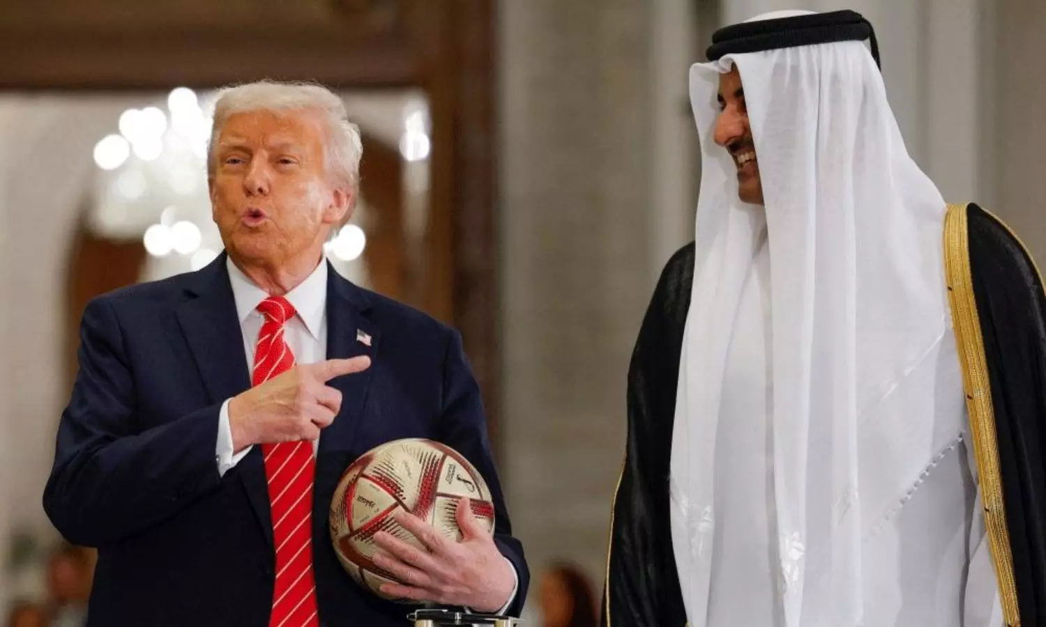 అరబ్ దేశాల సంపద చూసి ట్రంప్ అచ్చెరువు.. కొంపదీసి కన్ను పడలేదా? అరబ్ దేశాల సంపద చూసి ట్రంప్ అచ్చెరువు.. కొంపదీసి కన్ను పడలేదా?