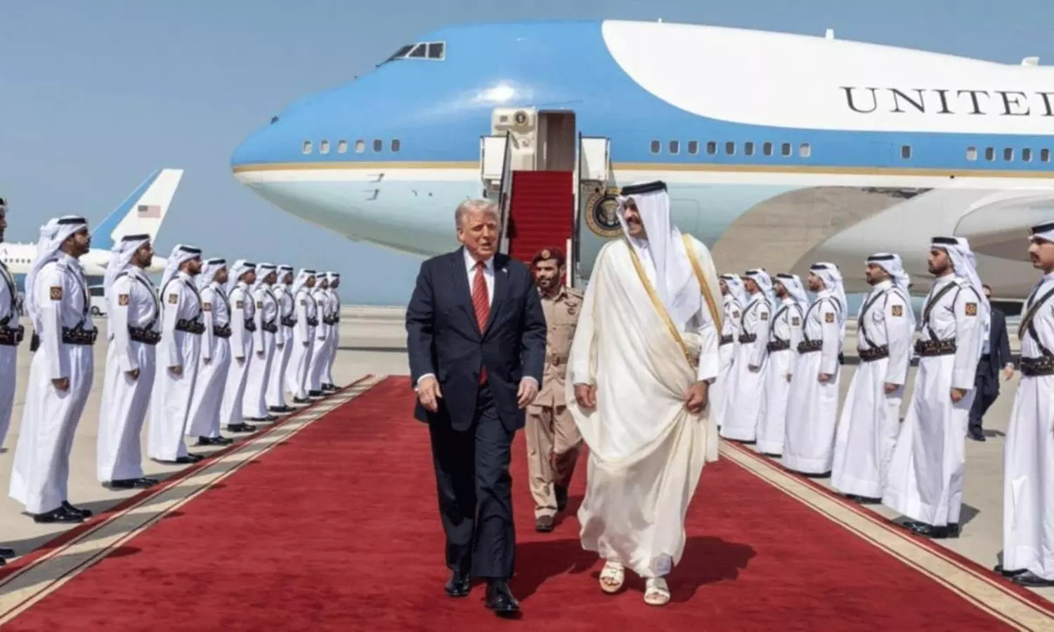 ఆ విలాస విమానం ట్రంప్ కు కాదట.. షాకిచ్చిన ఖతార్ ప్రధాని ఆ విలాస విమానం ట్రంప్ కు కాదట.. షాకిచ్చిన ఖతార్ ప్రధాని