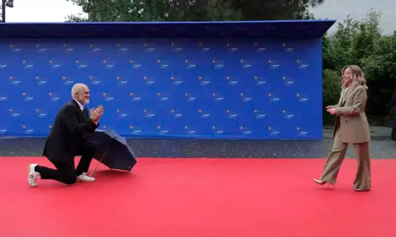 Albanian PM Heartfelt Welcome to Italy Giorgia Meloni Albanian PM Heartfelt Welcome to Italy Giorgia Meloni