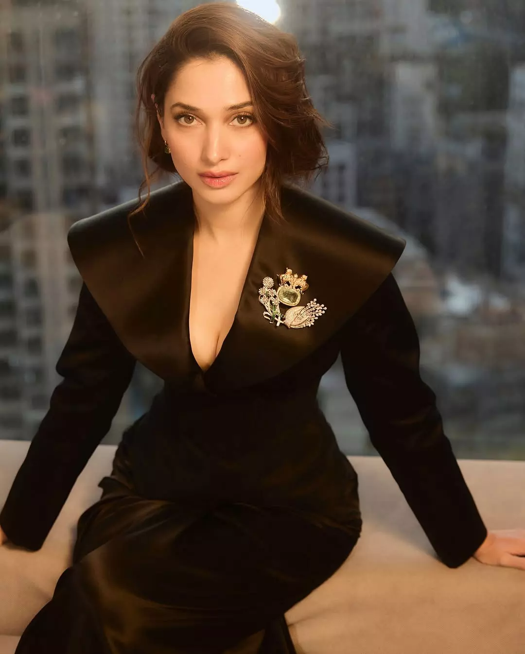 Tamannaah Bhatia Stuns in Black at Zee Cine Awards