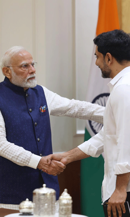 PM Modi Launches Yuvagalam Book: A Milestone in Lokesh�s Political Journey