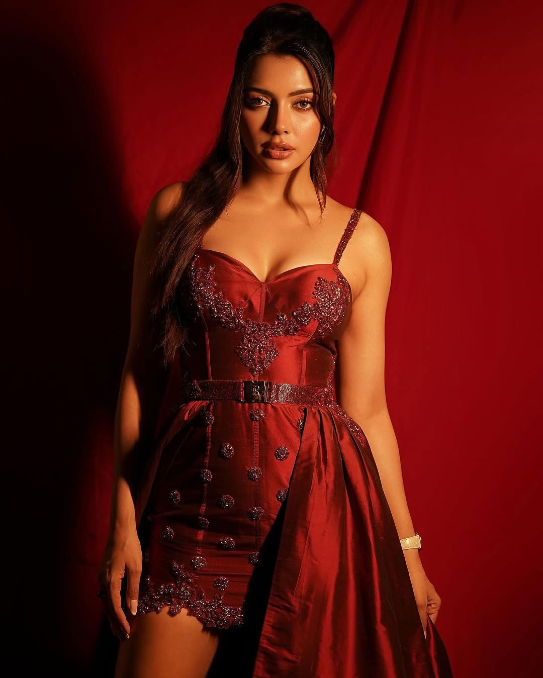 Ruhi Singh at Her Fiercest in Red