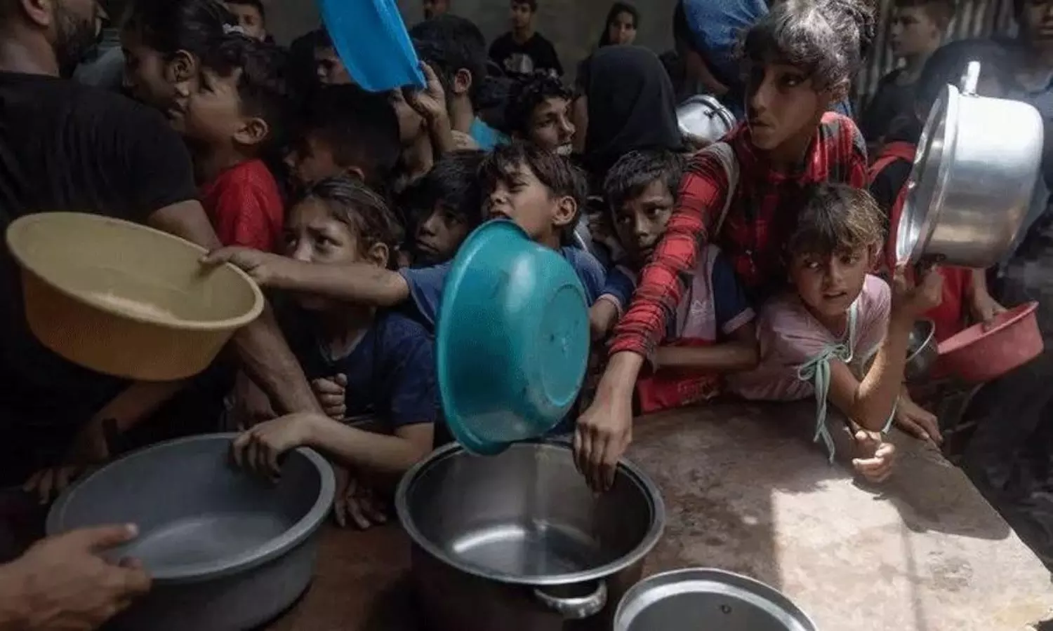 ఆకలి చావుల అంచున గాజా బాలలు.. రెండ్రోజుల్లో 14వేల మంది చిన్నారులకు మృత్యుగండం