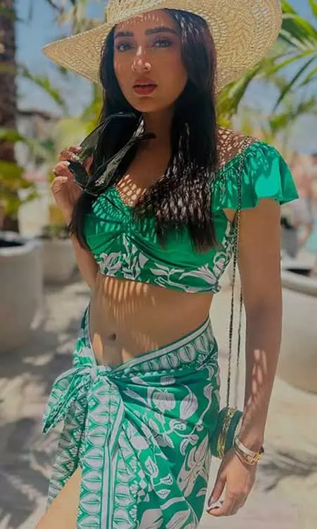 Tejasswi Prakash Slays in Beachwear from Twirl Around World