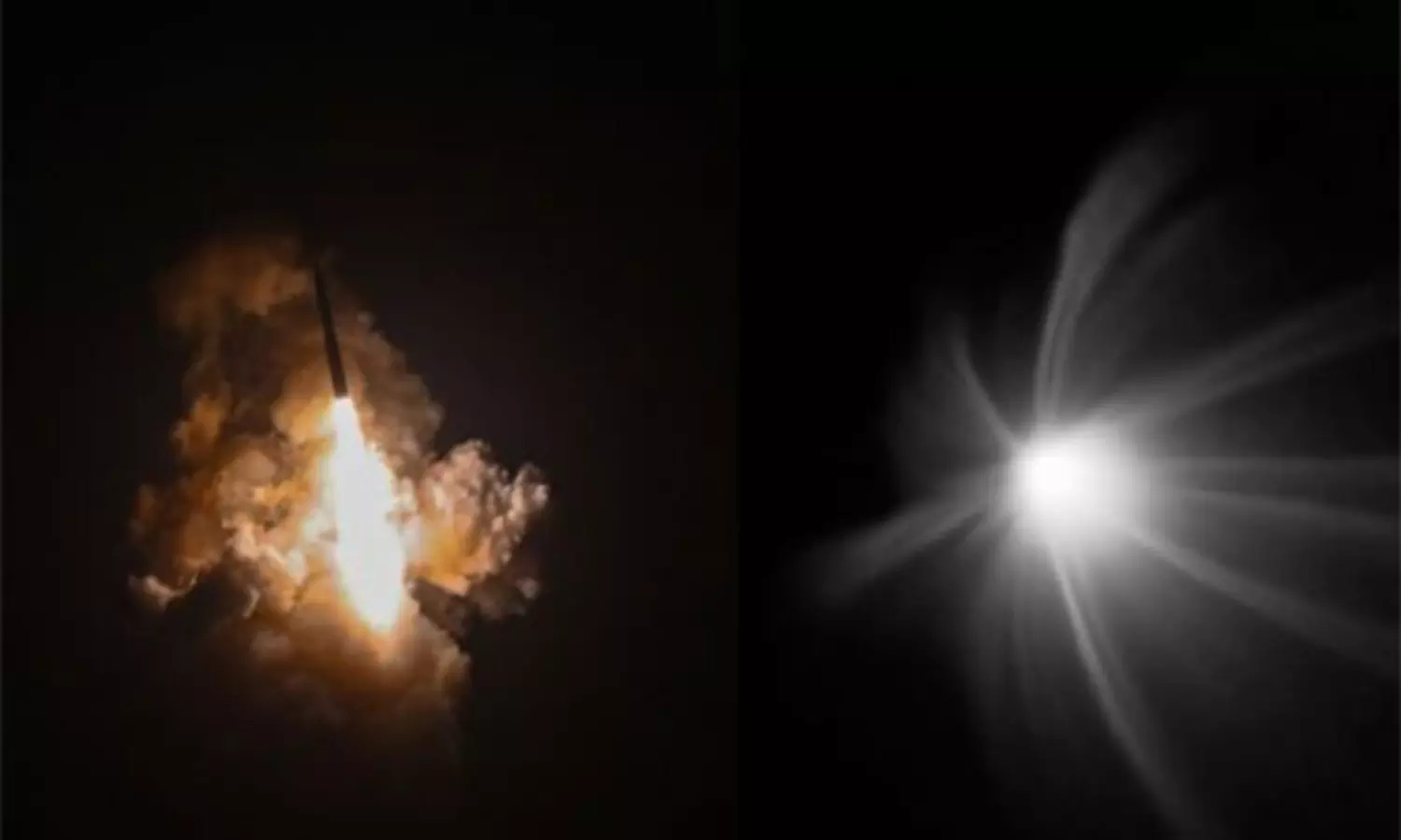 గంటకు 24,150 కి.మీ వేగం...  అమెరికా అణు క్షిపణి వీడియో వైరల్!