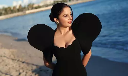 Nehha Pendse’s Cannes Debut: Striking in a Black Designer Ensemble