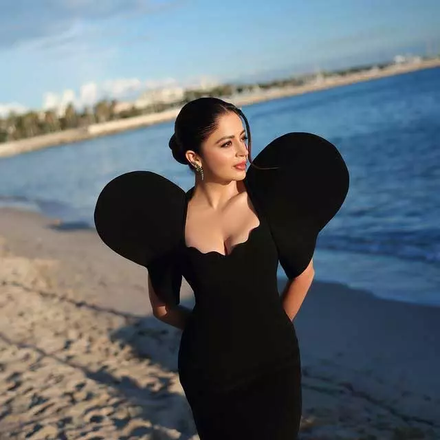 Nehha Pendse’s Cannes Debut: Striking in a Black Designer Ensemble Nehha Pendse’s Cannes Debut: Striking in a Black Designer Ensemble