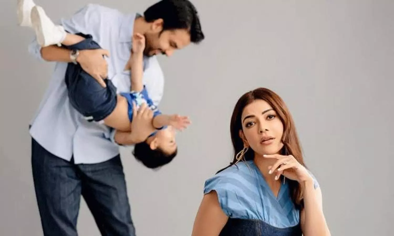 చందమామ కాజల్తో ఎవరు ఈ అతిథి? చందమామ కాజల్తో ఎవరు ఈ అతిథి?