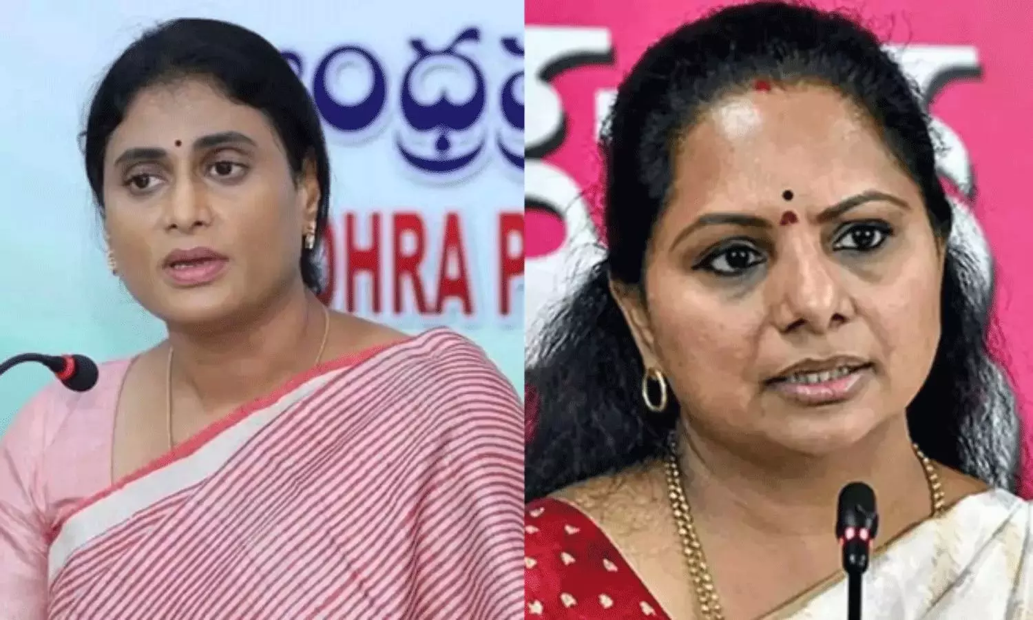 షర్మిలను చిన్న గీత చేసిన కవిత ! షర్మిలను చిన్న గీత చేసిన కవిత !