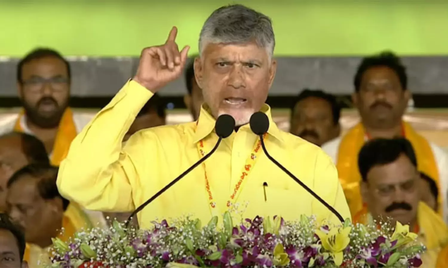 బీఆర్ఎస్ తప్పుడు ప్రచారం.. మహానాడులో చంద్రబాబు ఆగ్రహం