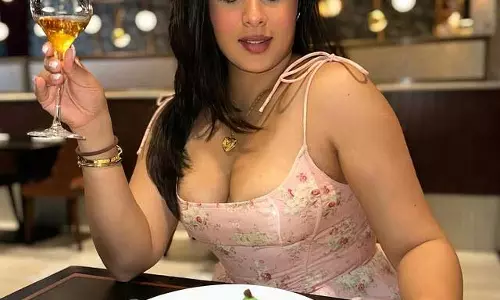 Nikitha Sharma Walks Magic In Designer Wear