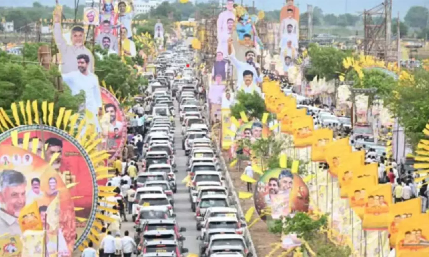 పసుపు కెరటాల మధ్యన వైసీపీ అడ్రస్ గల్లంతు  ?