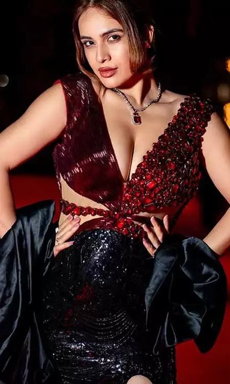 Neha Malik Glows in “Chandni Raatein of Cannes” Look