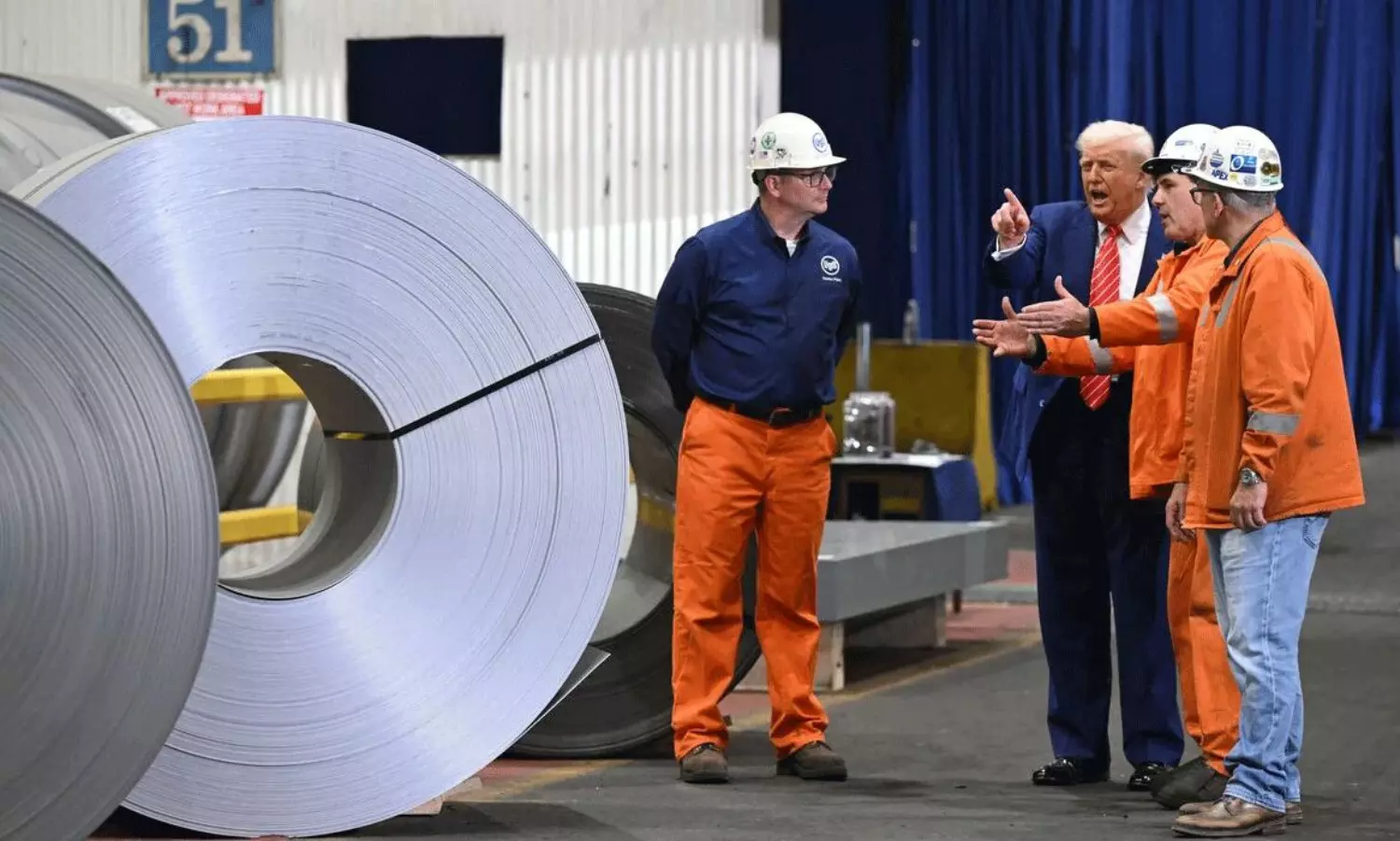 స్టీల్ పై సుంకం రెట్టింపు.. భారత్ పై ట్రంప్ నిర్ణయం ఎఫెక్ట్ ఎంతంటే? స్టీల్ పై సుంకం రెట్టింపు.. భారత్ పై ట్రంప్ నిర్ణయం ఎఫెక్ట్ ఎంతంటే?