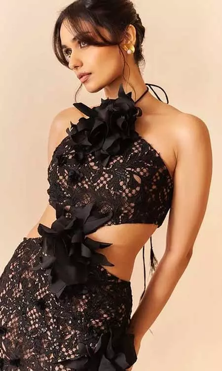 Manushi Chhillar Rocks All-Black Look