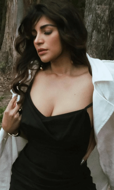 Shama Sikander Timeless Throwback in Black Dress