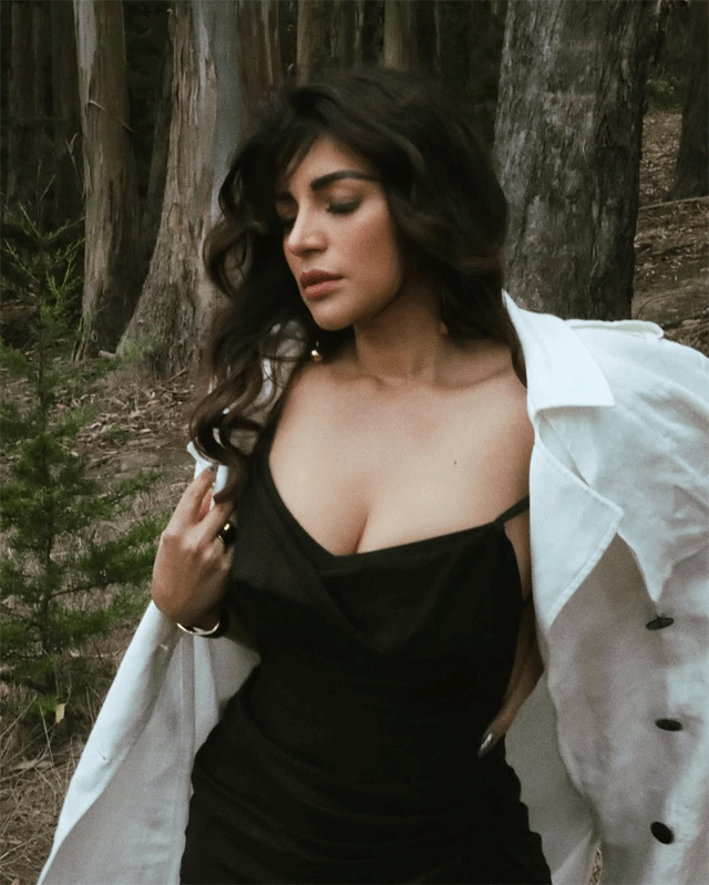 Shama Sikander Timeless Throwback in Black Dress