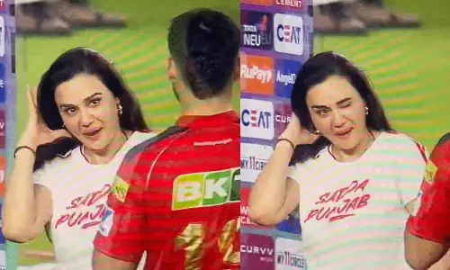 ఇంతకీ ప్రీతిజింటా కన్నుకొట్టి కవ్వించింది ఎవరినీ?