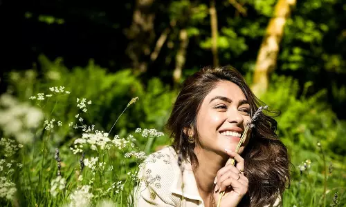 Mrunal Thakur Finds Joy in Nature