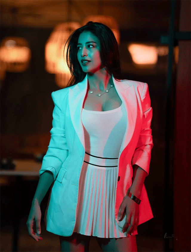 Daksha Nagarkar Sets the Frame on Fire in Neon Glow