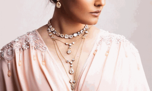 Namrata Shirodkar Glows in Peach Elegance