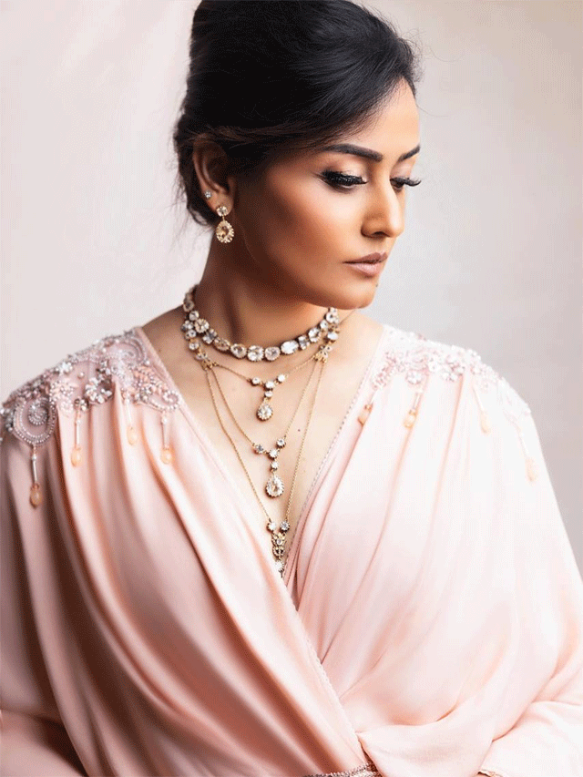 Namrata Shirodkar Glows in Peach Elegance Namrata Shirodkar Glows in Peach Elegance