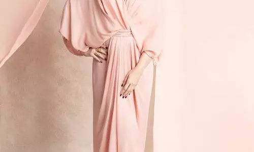 Namrata Stuns With Peach Look