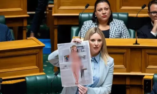 పార్లమెంట్‌లో డీప్‌ఫేక్ ఫోటో ప్రదర్శన.. తన నగ్న ఫోటోలు అందరికీ చూపించిన ఎంపీ