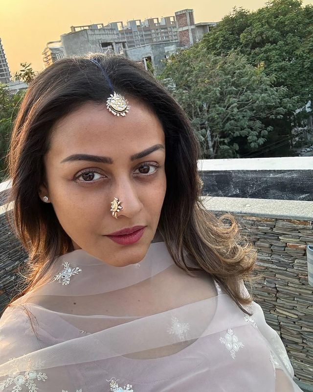 Namrata Stuns With Peach Look